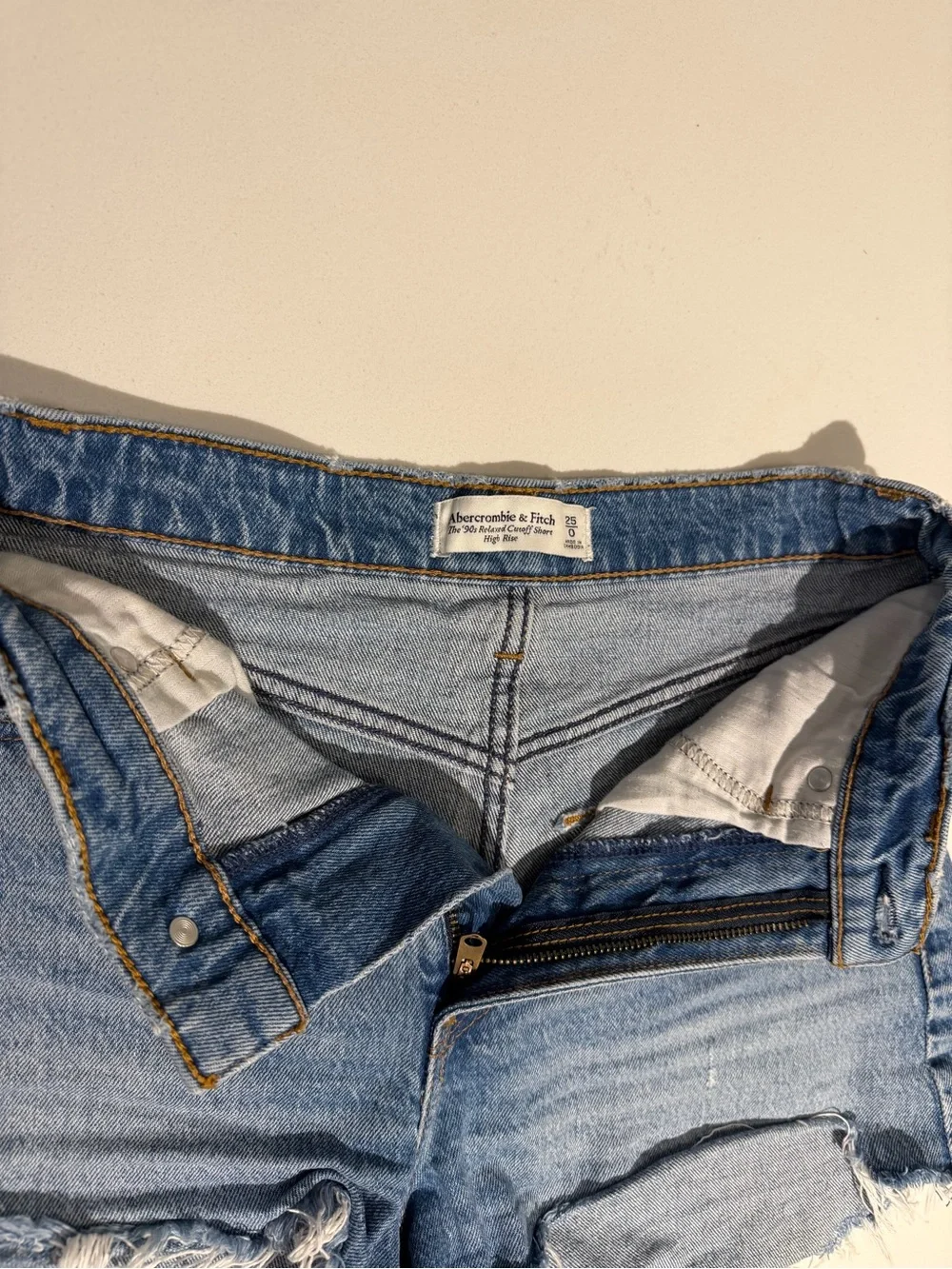 Abercrombie & Fitch ’90s Relaxed Cutoff Shorts | Size 25